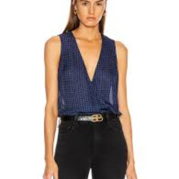 L'AGENCE Mila Draped Sleeveless Top - Picture 5 of 9